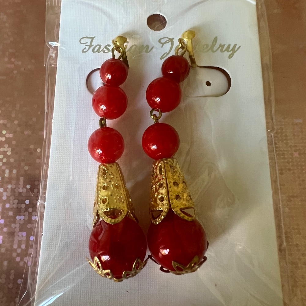Oriental-style earrings